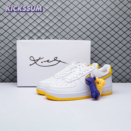 Nike Air Force 1 Low Retro QS Kobe Bryant Lakers Home FZ1151-100 Unisex
