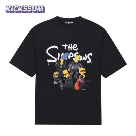 Balenciaga The Simpsons T-Shirt (B50) Black