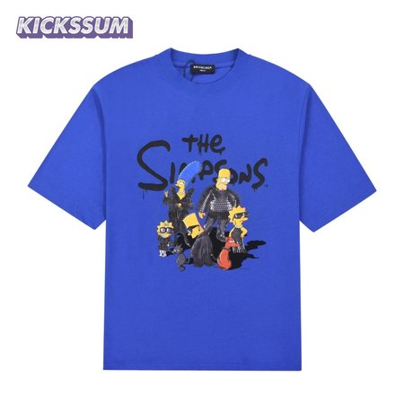 Balenciaga The Simpsons T-Shirt (B50) Blue