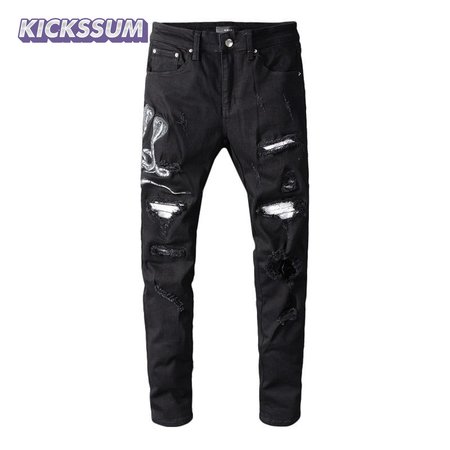 Amiri Cobra Jeans Black