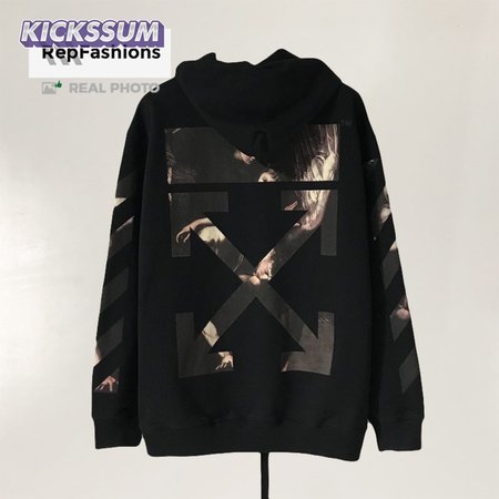 Off White Caravaggio Diag Arrow Hoodie