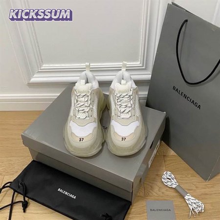 BALENCIAGA MEN'S TRIPLE S SNEAKER CLEAR SOLE - BB201