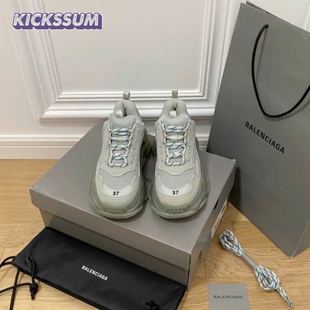 BALENCIAGA MEN'S TRIPLE S SNEAKER CLEAR SOLE - BB197