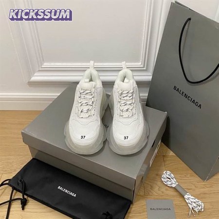 BALENCIAGA MEN'S TRIPLE S SNEAKER CLEAR SOLE - BB191