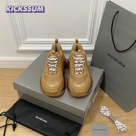 BALENCIAGA MEN'S TRIPLE S SNEAKER CLEAR SOLE - BB184