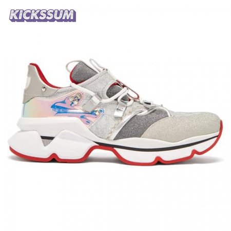 CHRISTIAN LOUBOUTIN RED- RUNNER SNEAKER - CL55