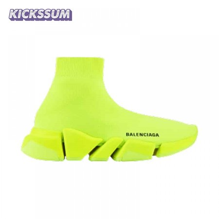 BALENCIAGA MEN'S SPEED 2.0 SNEAKER IN YELLOW - BB140