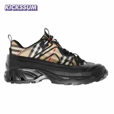 BURBERRY VINTAGE CHECK COTTON AUTHUR SNEAKERS - BBR090