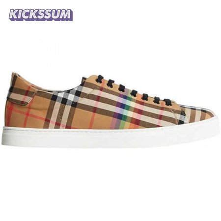 BURBERRY RAINBOW VINTAGE CHECK TRAINERS - BBR15