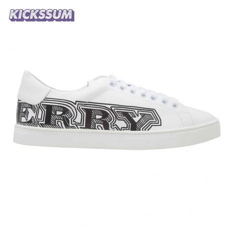 BURBERRY LEATHER SNEAKERS - BBR8