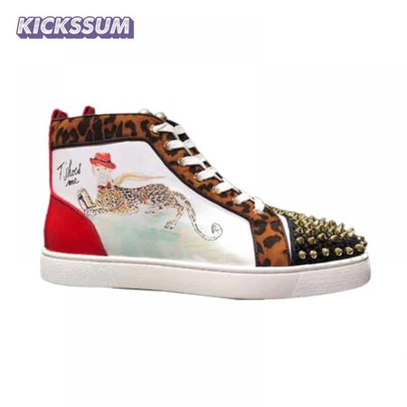 CHRISTIAN LOUBOUTIN HIGH TOP SNEAKER - CL142
