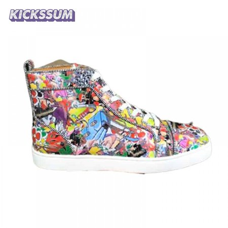 CHRISTIAN LOUBOUTIN HIGH TOP SNEAKER - CL118