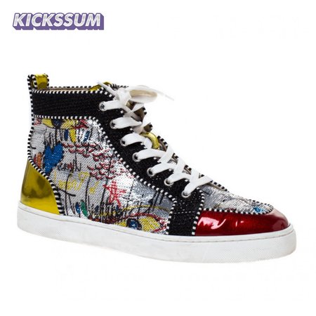 CHRISTIAN LOUBOUTIN HIGH TOP SNEAKER - CL68