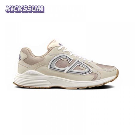 DIOR B30 SNEAKERS CREAM MESH AND TECHNICAL FABRIC - CD89