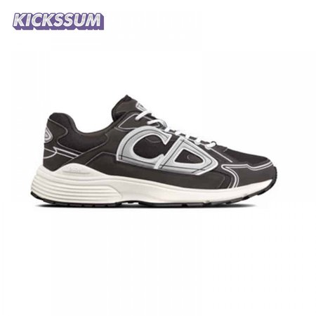DIOR B30 SNEAKERS BLACK MESH AND TECHNICAL FABRIC - CD88