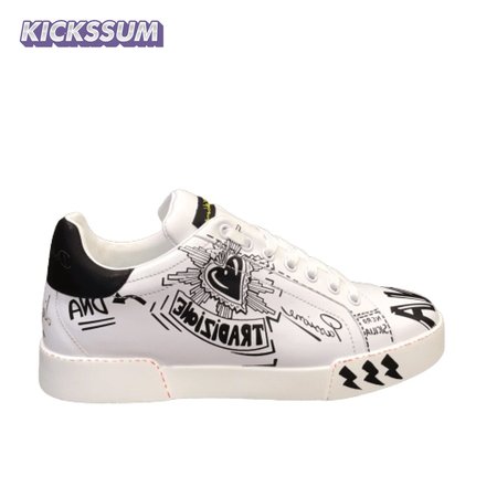 DOLCE & GABBANA CALFSKIN NAPPA PORTOFINO SNEAKERS - DG29