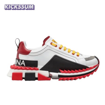 DOLCE & GABBANA SUPER KING MULTICOLOR SNEAKERS - DG39