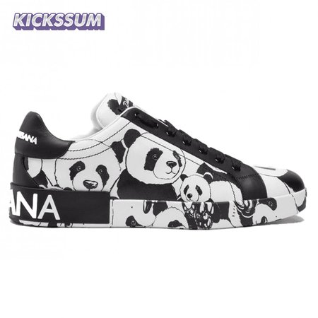 DOLCE & GABBANA PORTOFINO SNEAKERS IN PRINTED NAPPA CALFSKIN - DG 11
