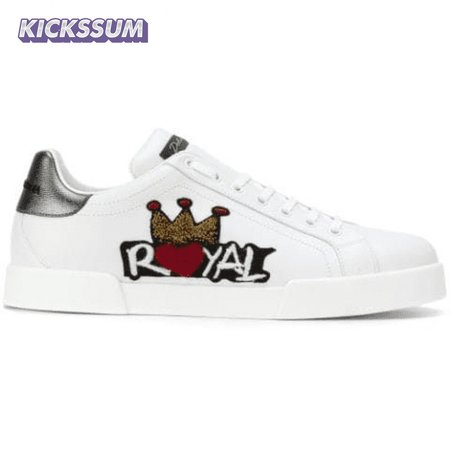DOLCE & GABBANA ROYAL PATCH SNEAKERS - DG4