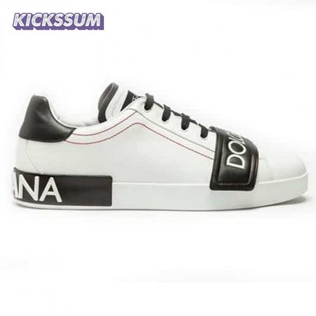 DOLCE & GABBANA UNISEX SHOES PORTOFINO SNEAKERS IN NAPPA CALFSKIN - DG24