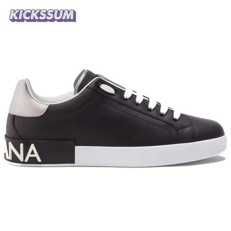 DOLCE & GABBANA CALFSKIN NAPPA PORTOFINO SNEAKERS - DG25