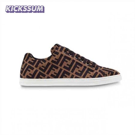 FENDI FF MOTIF MESH SNEAKERS - FD15