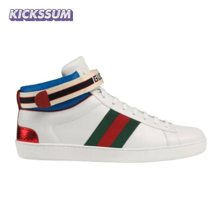 GUCCI STRIPE ACE HIGH-TOP SNEAKER - GC51