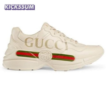 GUCCI RHYTON LEATHER SNEAKER - GC55