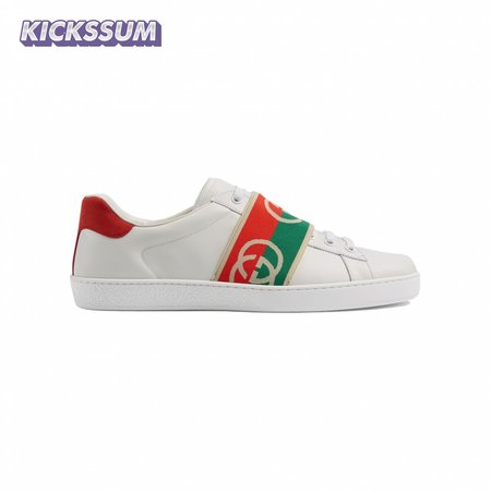 GUCCI MEN'S ACE SNEAKERS WITH ELASTIC WEB - GC213