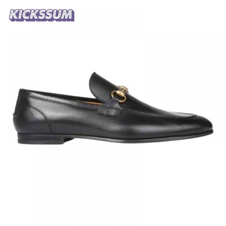 GUCCI JORDAAN LEATHER LOAFER - LDG016