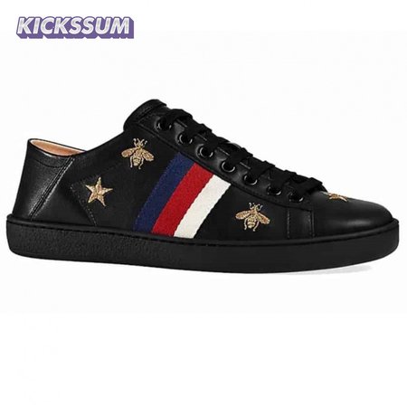 GUCCI BLACK BEE STAR WEB RED WHITE BLUE - GC36