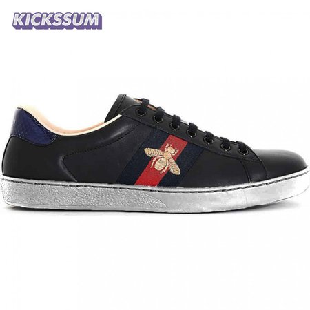 GUCCI ACE EMBROIDERED BEE SNEAKER - GC37