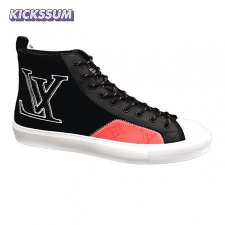tattoo high top black sneaker - 77