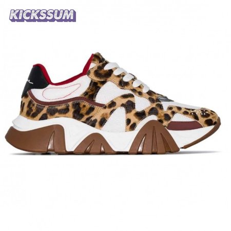 VERSACE LEOPARD PRINT SNEAKERS - VS37